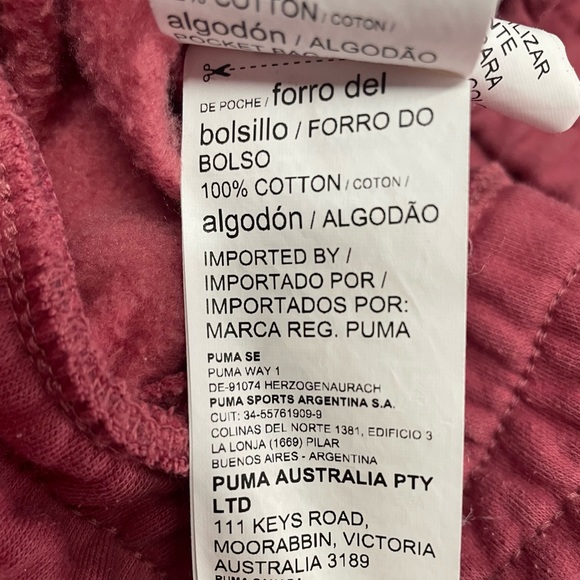 Puma 100% Cotton Full-Zip Women’s Training Hoodie *Great Condition*. Size M - Picture 7 of 7